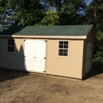 Kenosha WI 12x20 Gable with 6" soffits on all sides of shed